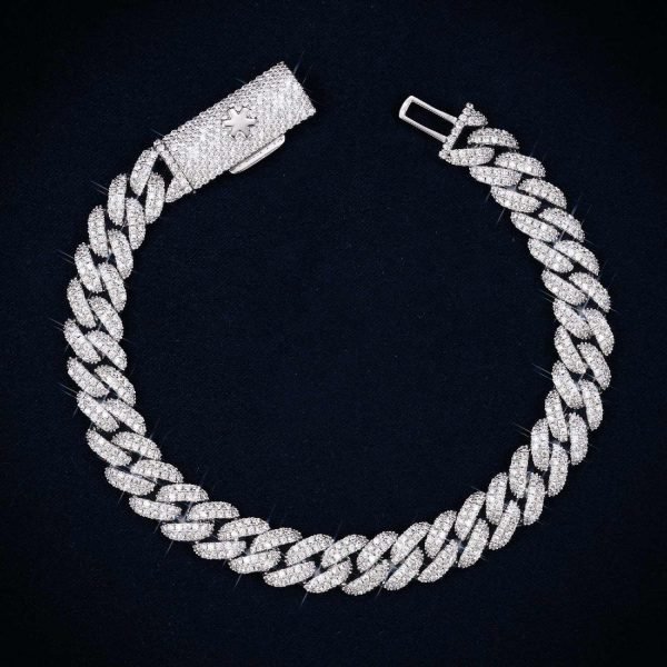 10MM VVS Miami Cuban Link Bracelet 14K Gold - Image 2