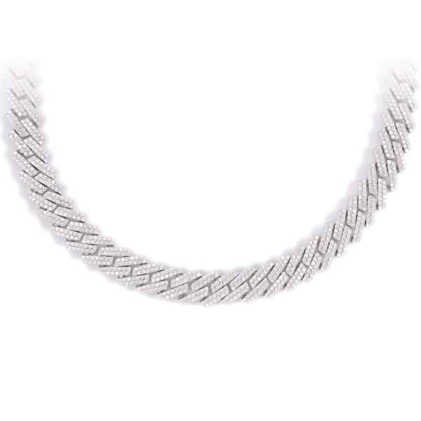 10MM Diamond Cuban Link Chain 14K Solid Gold - Image 2