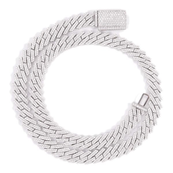 10MM Diamond Cuban Link Chain 14K Solid Gold - Image 4