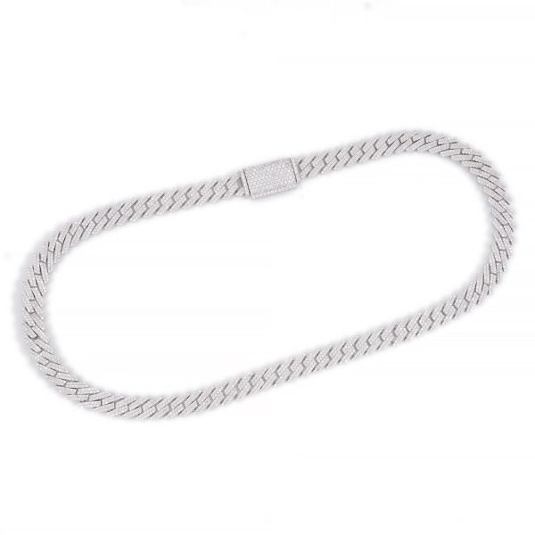 10MM Diamond Cuban Link Chain 14K Solid Gold - Image 6
