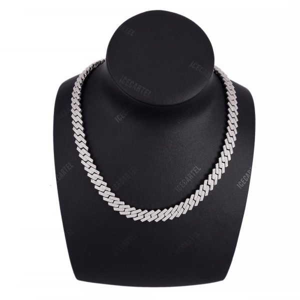 10MM Diamond Cuban Link Chain 14K Solid Gold - Image 3
