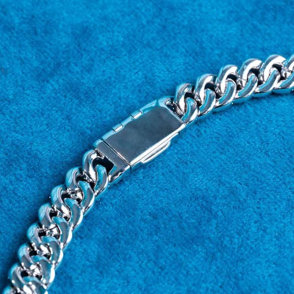 10MM Moissanite Prong Miami Cuban Link Chain 14K Gold - Image 14