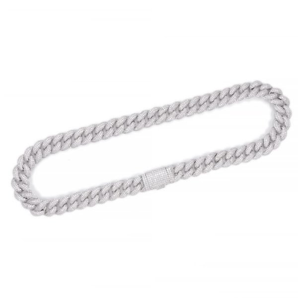 14MM Diamond Miami Cuban Chain 14K Solid Gold - Image 6