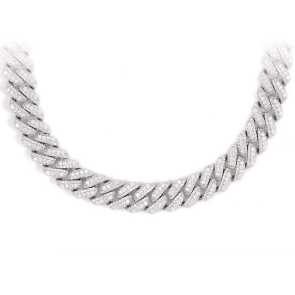 15MM Pointer Diamond Cuban Link Chain 14K Solid Gold - Image 2