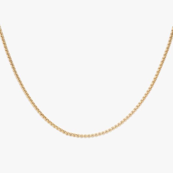 2MM Box Link Chain 14K Gold - Image 2