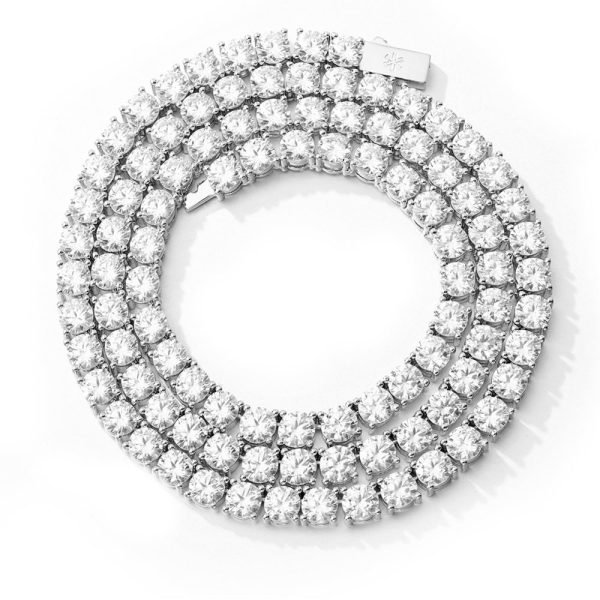 VVS Tennis Chain 14K Gold (ALL SIZES) - Image 8