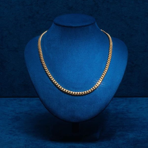 6MM Cuban Link Chain 14K Yellow Gold - Image 2