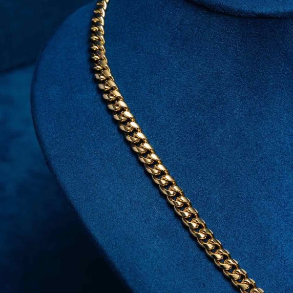 6MM Cuban Link Chain 14K Yellow Gold - Image 4
