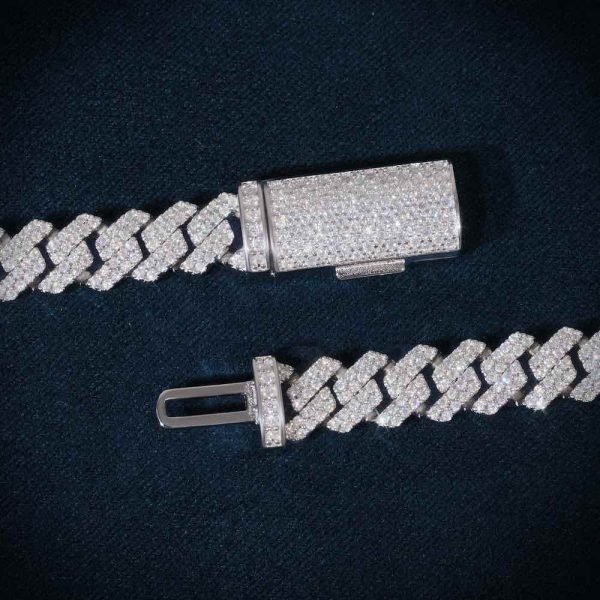 8MM VVS Cuban Link Chain and Bracelet Bundle 14K Gold - Image 7