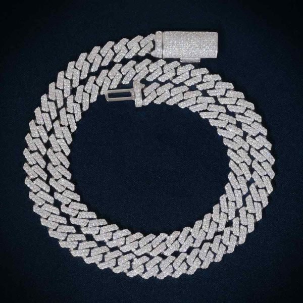 8MM VVS Cuban Link Chain and Bracelet Bundle 14K Gold - Image 6