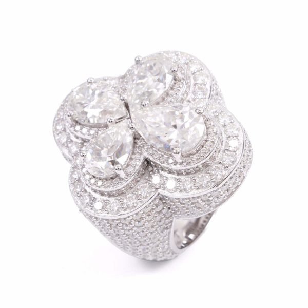 Four Leaf Clover Ring 14K Gold - Image 5