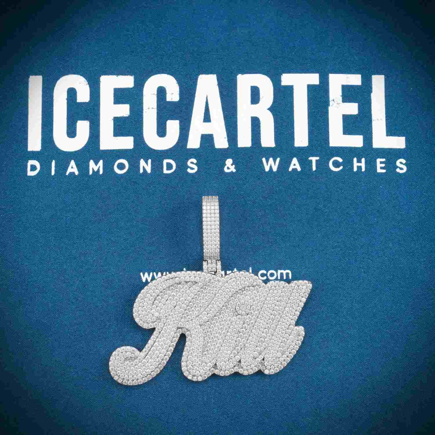 "KILL" Custom Moissanite Pendant 14K Gold - Image 6