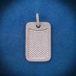 New Era Dog Tag Pendant 14K Gold