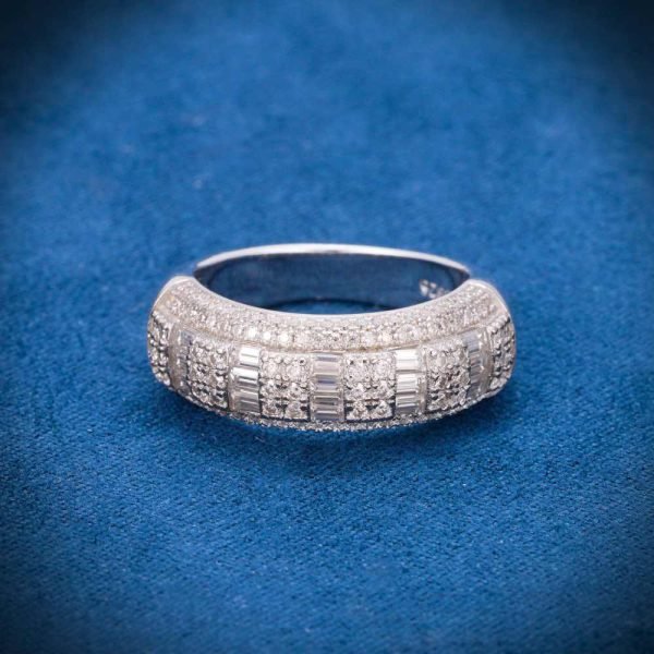 Round Shaped Moissanite Ring 14K Gold - Image 2