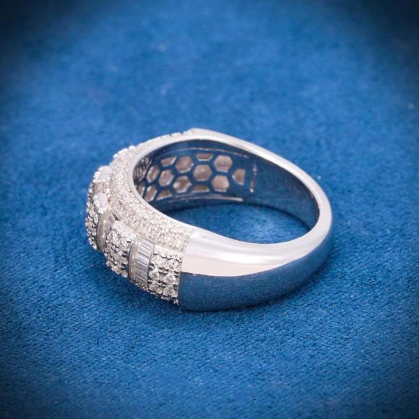 Round Shaped Moissanite Ring 14K Gold - Image 4