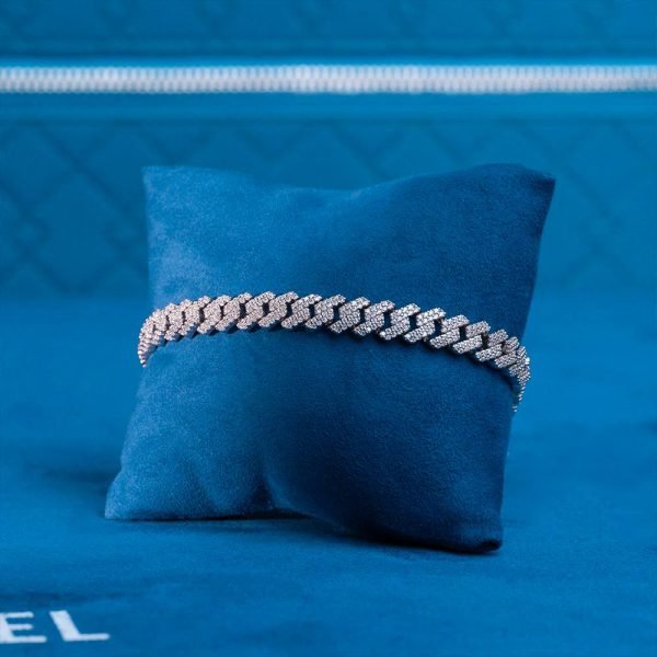 Moissanite Cuban Link Bracelet 14K Gold (ALL SIZES) - Image 10