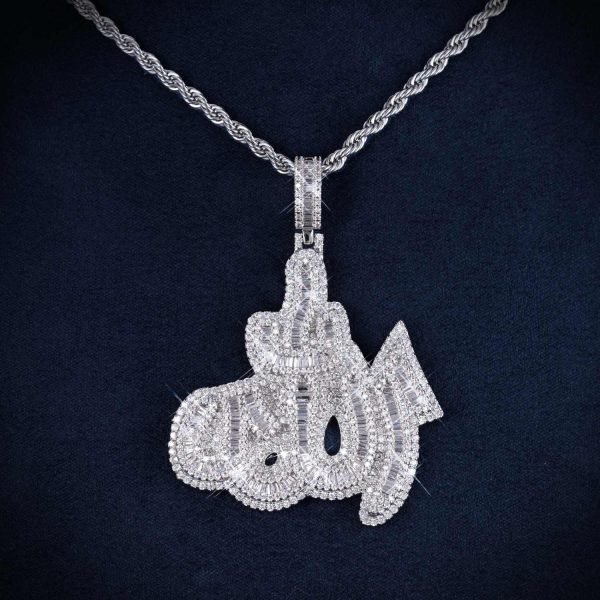 VVS Allah Pendant 14K Gold