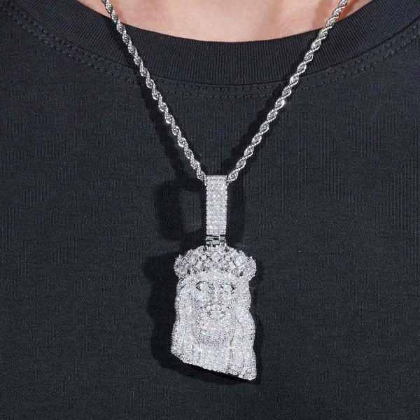 VVS Jesus Pendant 14K Gold - Image 3