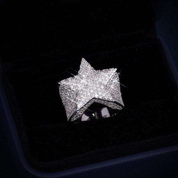 VVS Star Ring 14K Gold - Image 6