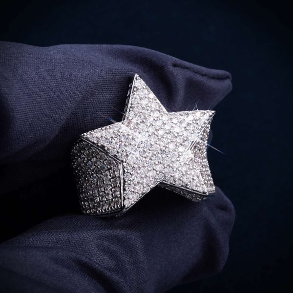 VVS Star Ring 14K Gold - Image 5