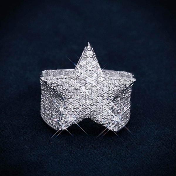 VVS Star Ring 14K Gold - Image 2