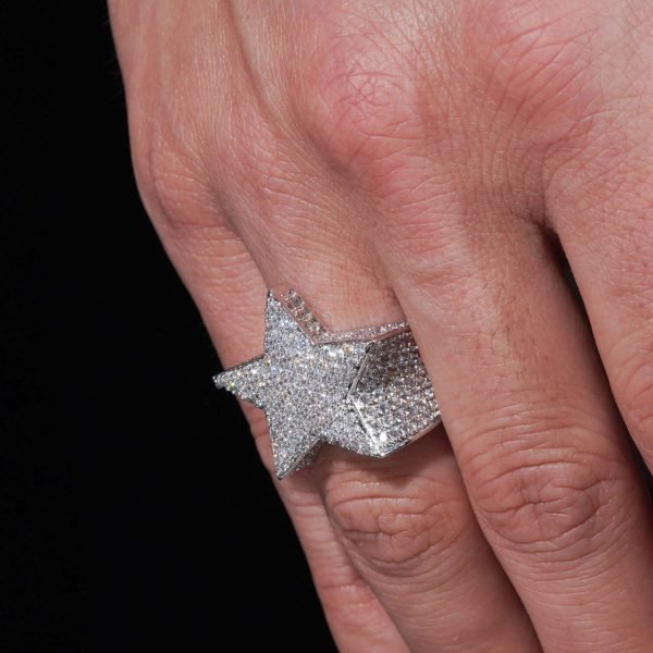 VVS Star Ring 14K Gold - Image 3