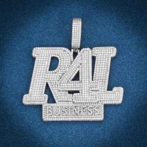 "R4L" Custom Pendant 14K Gold