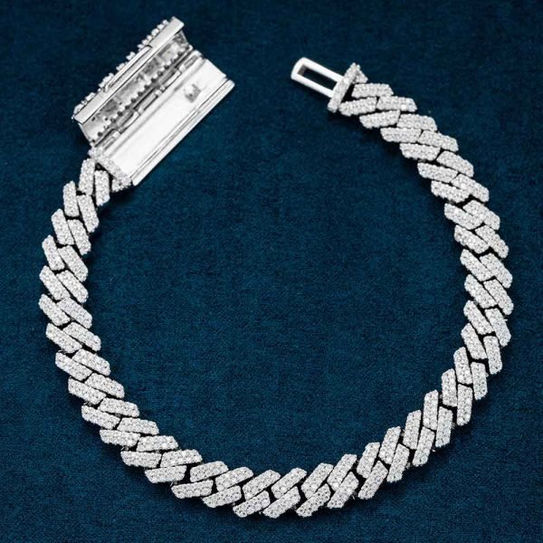 8MM VVS Cuban Link Chain and Bracelet Bundle 14K Gold - Image 8