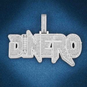 "Dinero" Custom Pendant 14K Gold