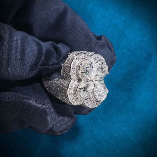 Four Leaf Clover Ring 14K Gold - Image 8