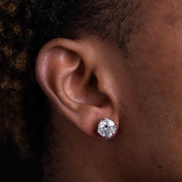 VVS Moissanite Stud Earrings (ALL SIZES) - Image 7