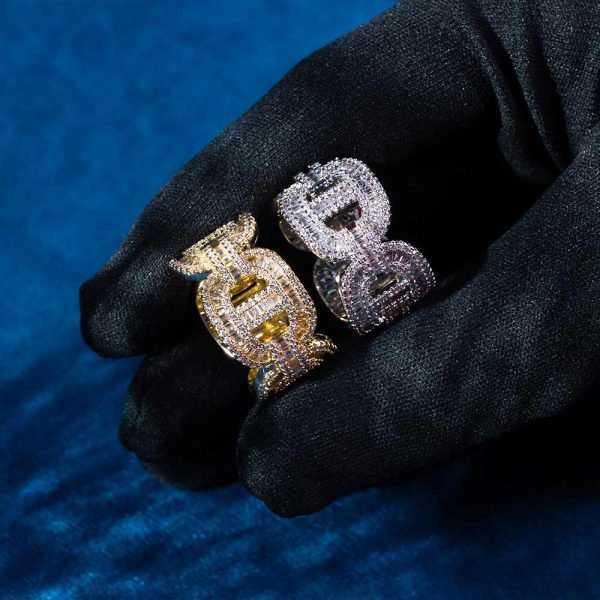 Moissanite Baguette Mariner Ring 14K Gold - Image 6