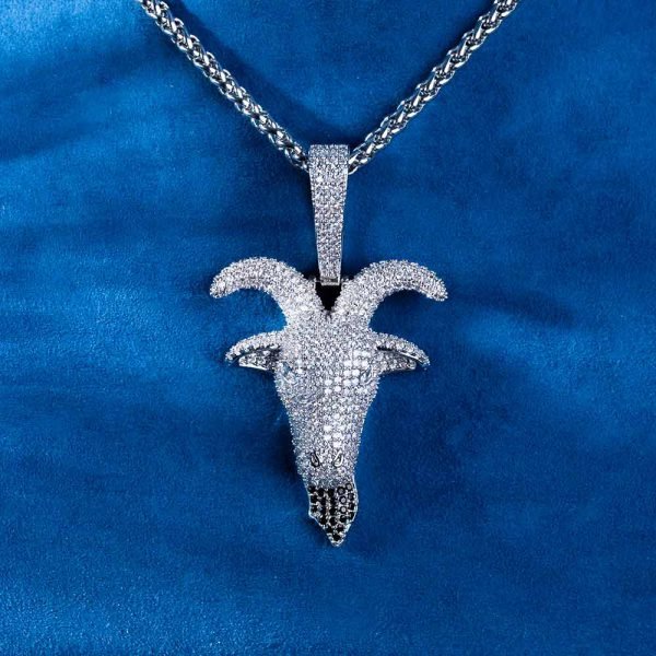 Goat Head Pendant 14K Gold - Image 2