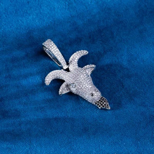 Goat Head Pendant 14K Gold - Image 6