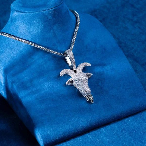 Goat Head Pendant 14K Gold - Image 7