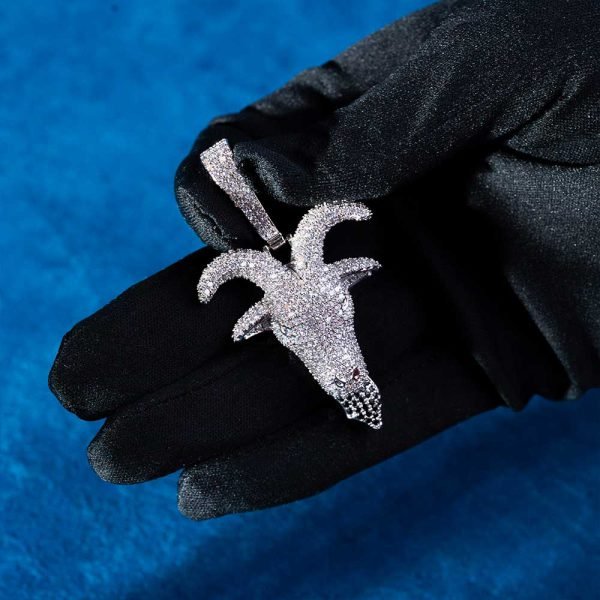 Goat Head Pendant 14K Gold - Image 4