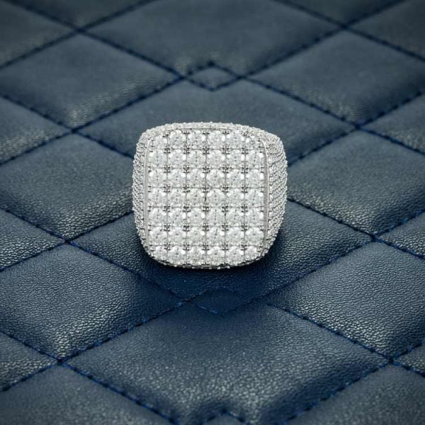 Moissanite Pinky Ring - Image 3