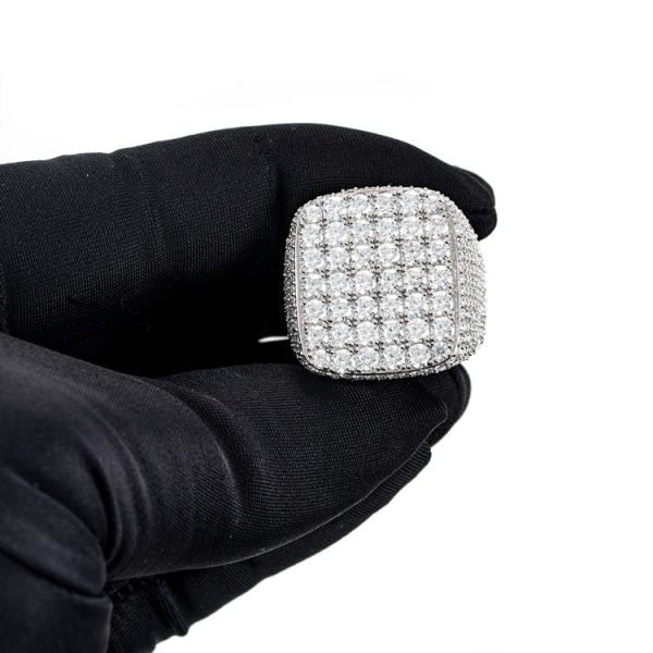 Moissanite Pinky Ring - Image 6