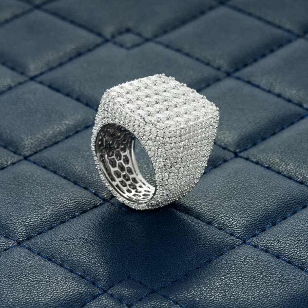 Moissanite Pinky Ring - Image 2
