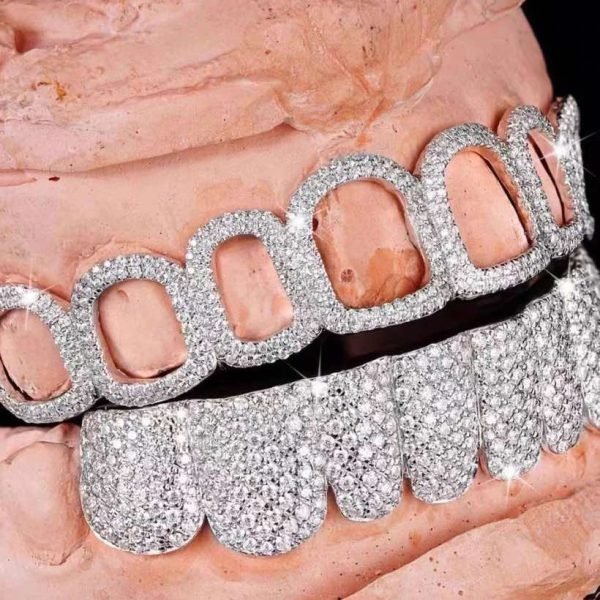 Open Face Moissanite Grillz - Image 3