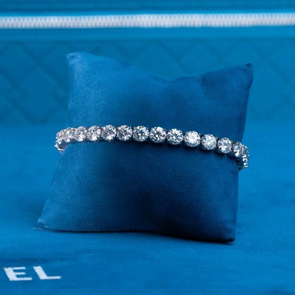 Moissanite Tennis Bracelet 14K Gold (ALL SIZES) - Image 16